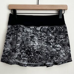 lululemon athletica Black and Gray Skort